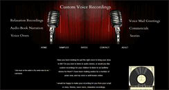 Desktop Screenshot of customvoicerecordings.com